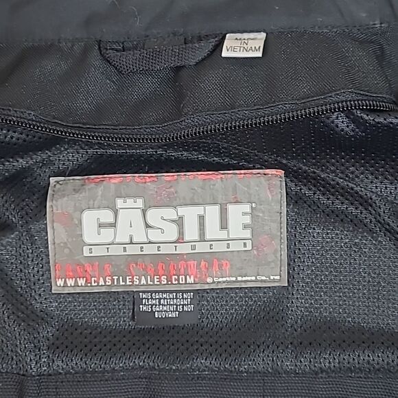 Castle Streetwear Men’s Lined Motorcycle Jacket XL - Picture 8 of 11